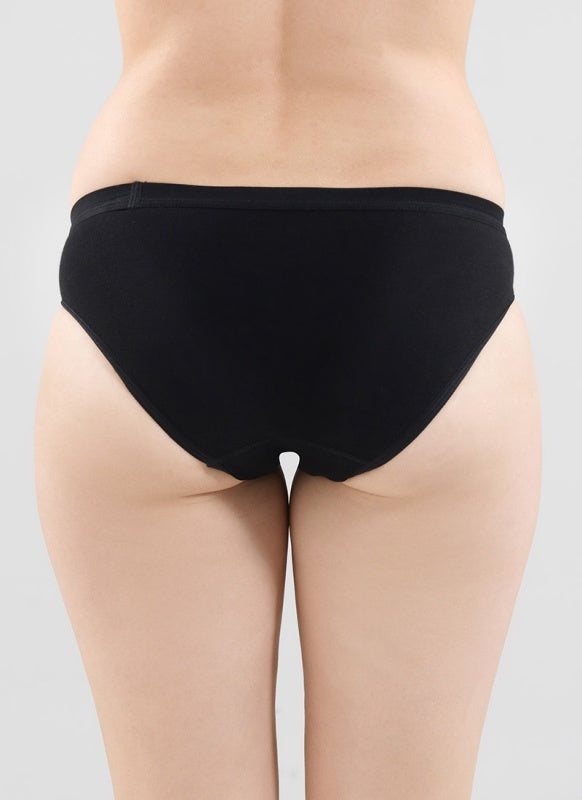 Narkon Blackspade kadın slip külot Essential siyah renk arka görünüm