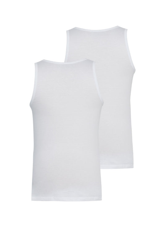 Blackspade erkek atlet 2'li paket Loose Fit beyaz renk arka görünüm