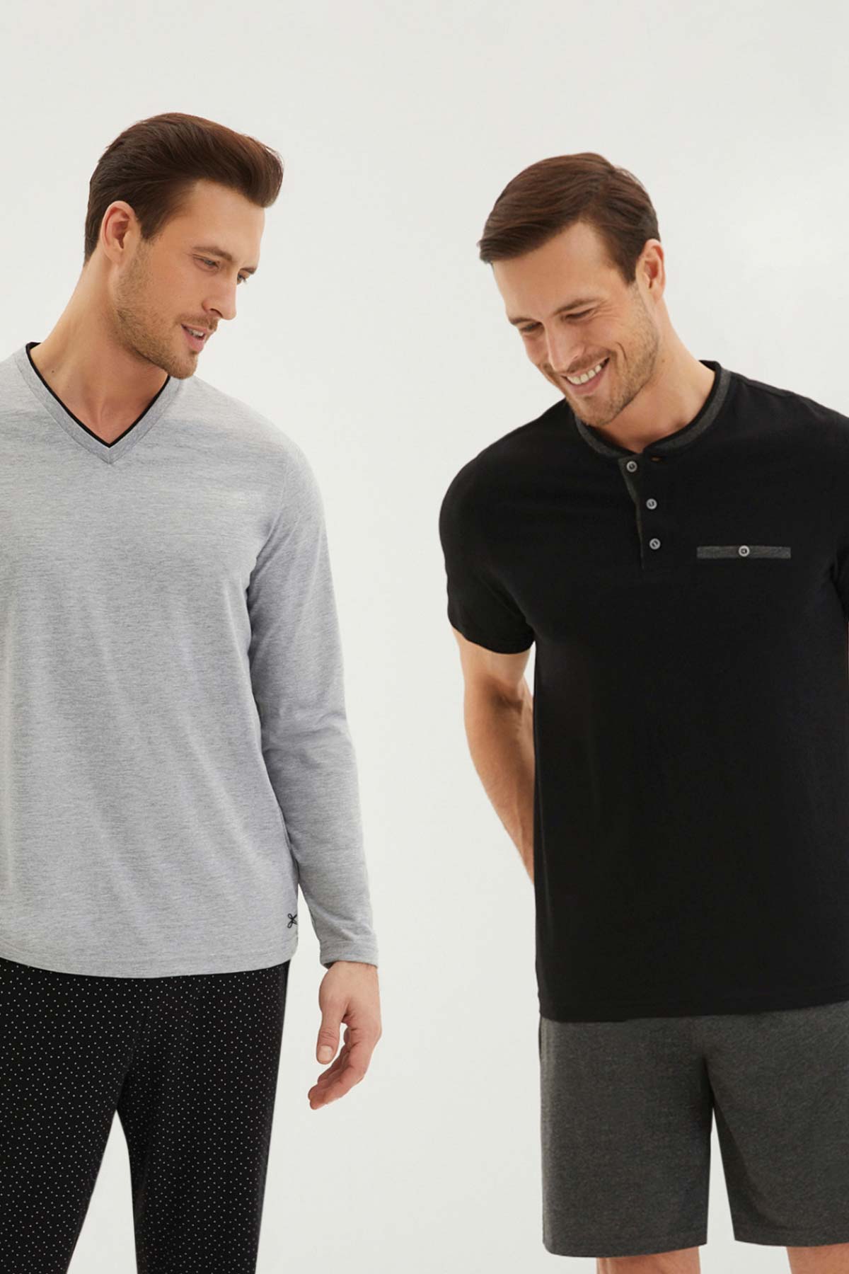 Kiğılı erkek 4'lü pijama takımı pamuklu - ekonomik set, kaliteli pamuk kumaş