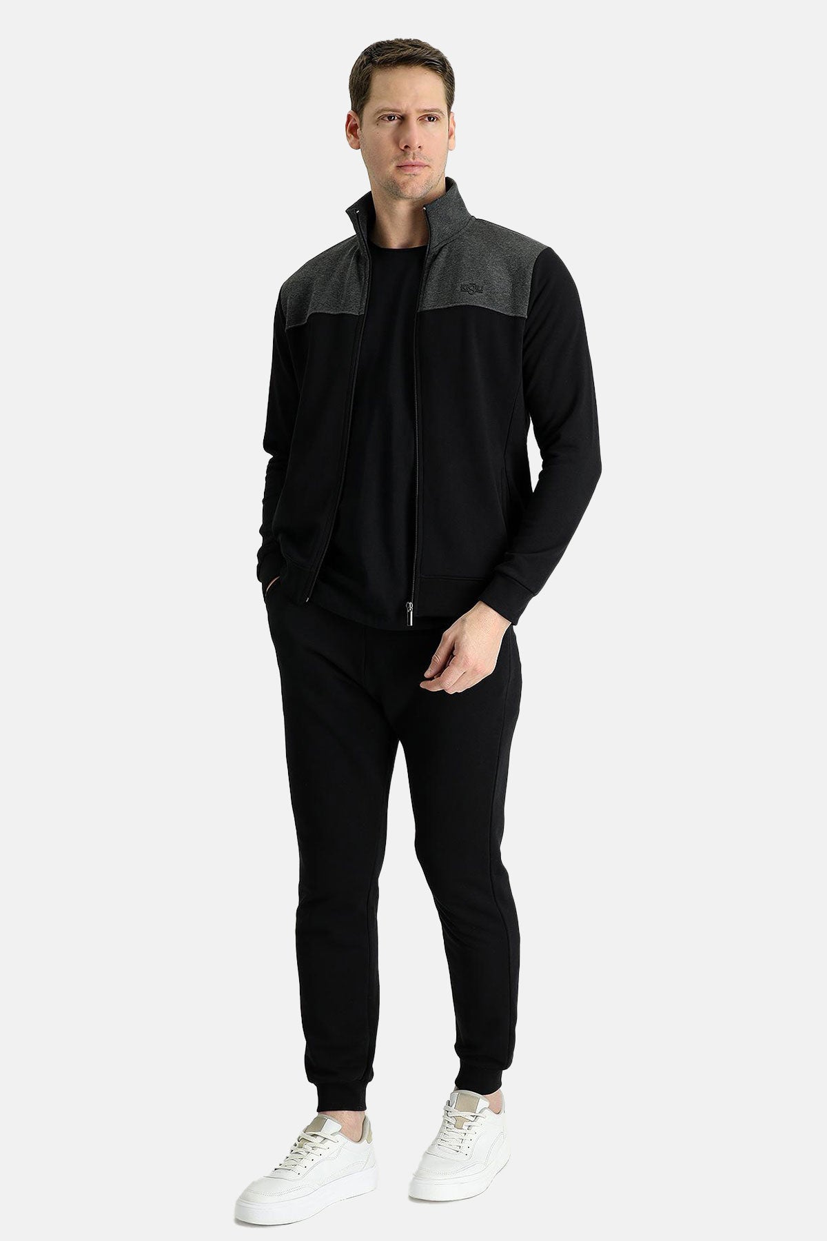 Kiğılı erkek eşofman pijama 4'lü set - çok amaçlı ev ve spor giyim