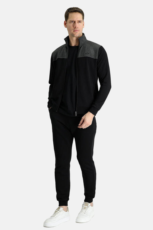 Kiğılı erkek eşofman pijama 4'lü set - çok amaçlı ev ve spor giyim