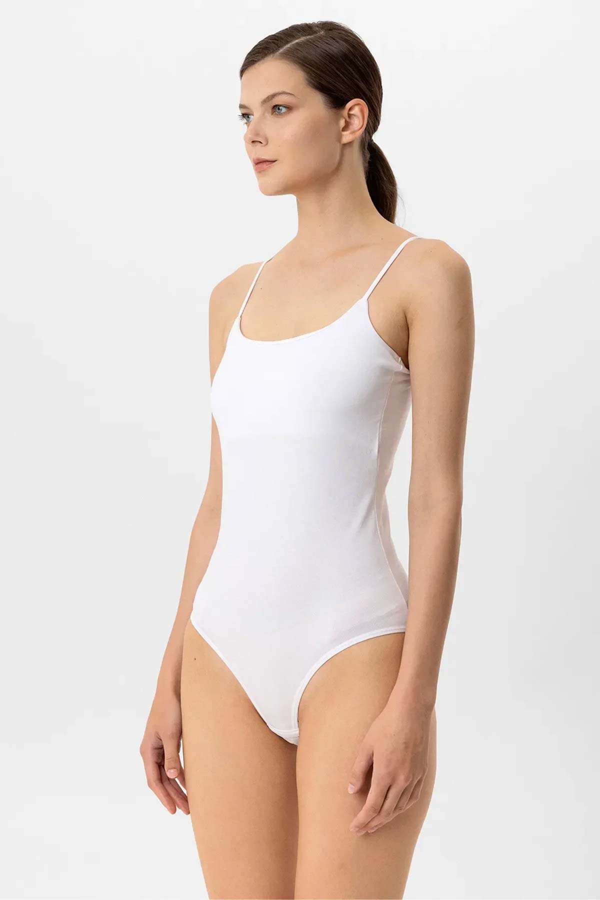 Pınarca Kadın Çıtçıtlı Body İp Askılı Modal