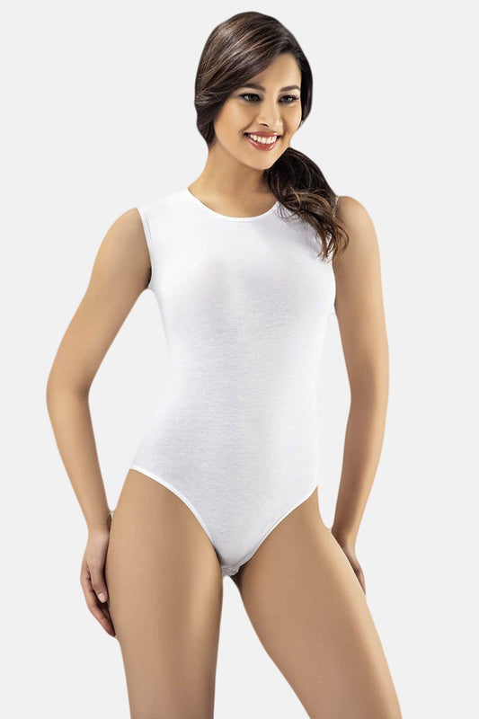 Anıt Kadın Çıtçıtlı Body Likralı Sıfır Yaka Sıfır Kol