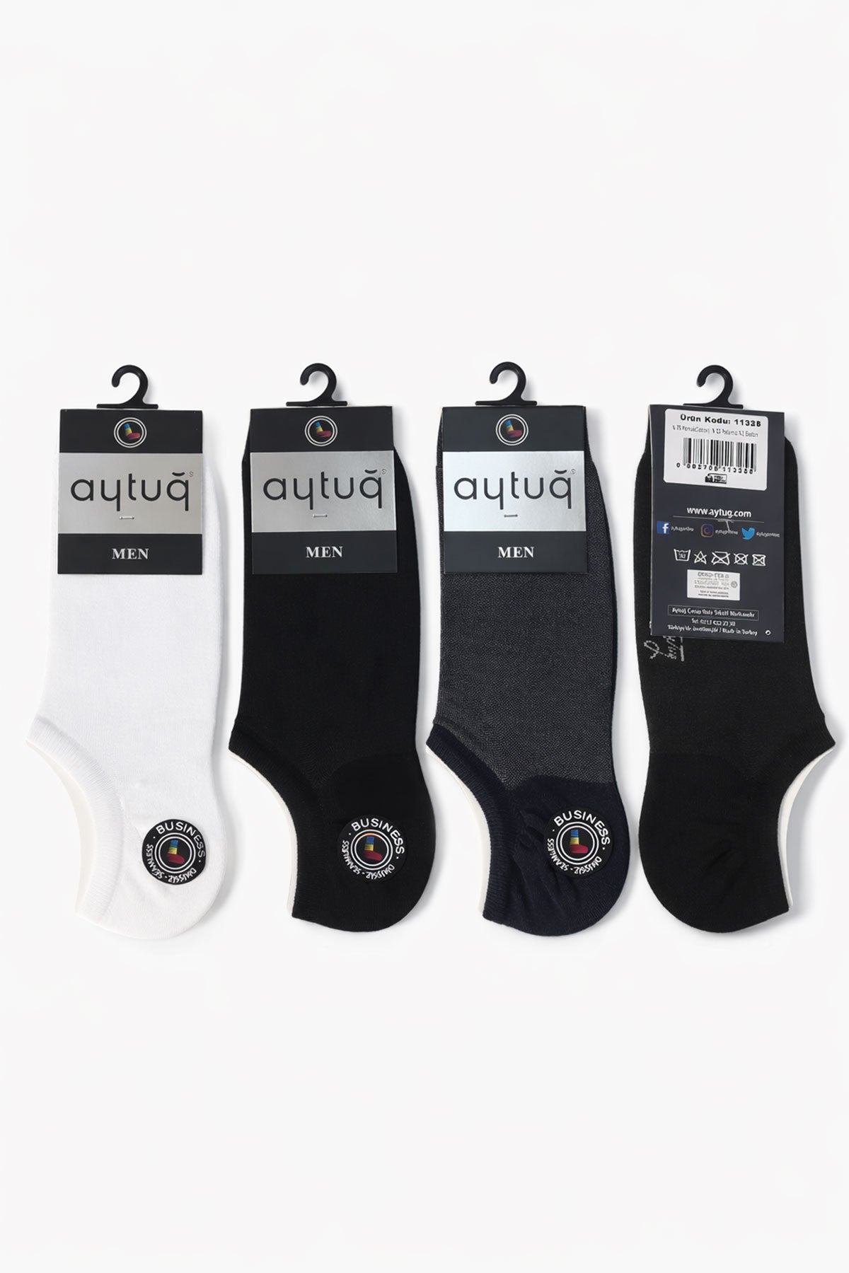 Aytuğ Erkek Sneaker Çorap Pamuklu Desen 5