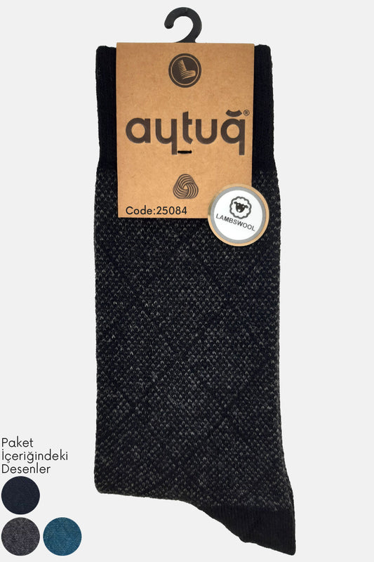 Aytuğ Erkek Soket Çorap Lambswool Desen 2