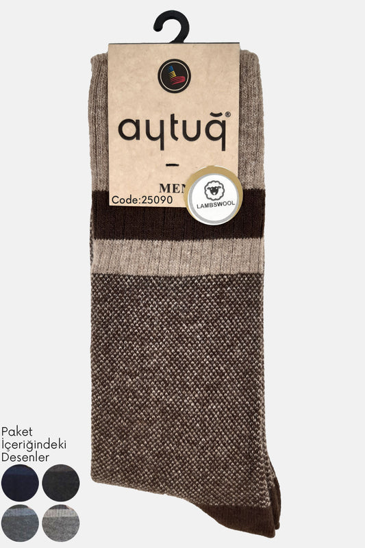 Aytuğ Erkek Soket Çorap Lambswool Desen 4