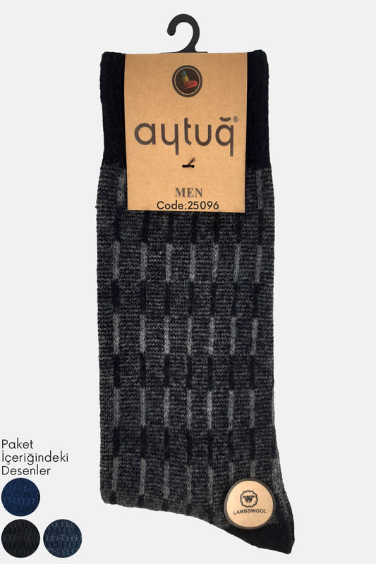 Aytuğ Erkek Soket Çorap Lambswool Desen 6