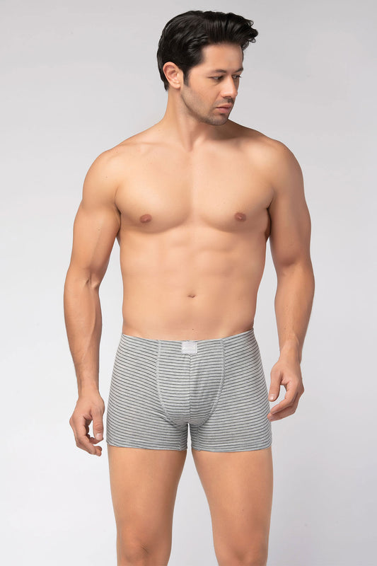 Berrak Erkek Boxer Pamuklu Çizgili
