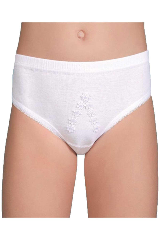 Berrak Kız Çocuk Papatya Desenli Slip Külot