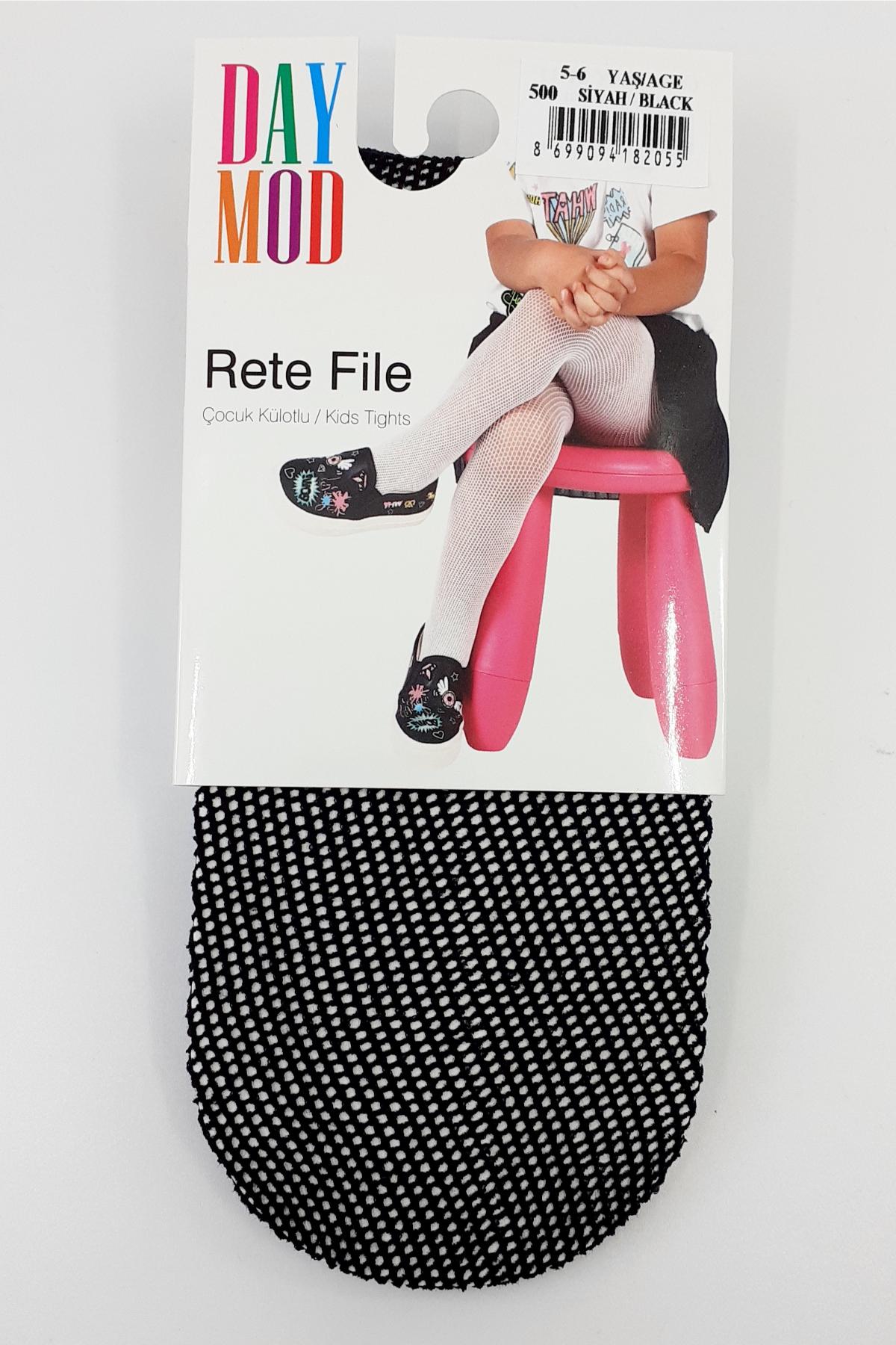 Daymod Kız Çocuk İnce Külotlu Çorap Rete File