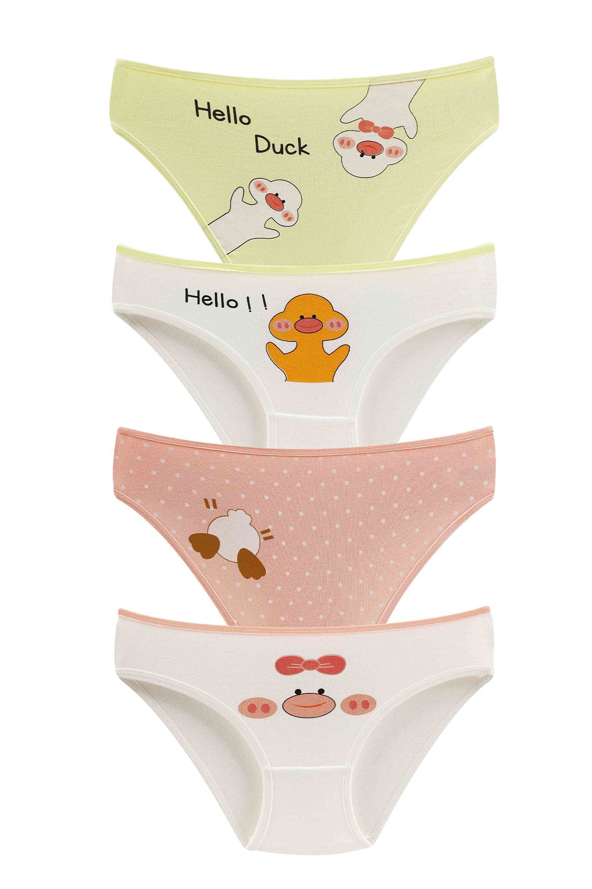 Domi Kids Kız Çocuk Bikini Külot Baskılı