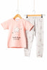 Domi Kids Kız Çocuk Pijama Takımı Little Star Baskılı