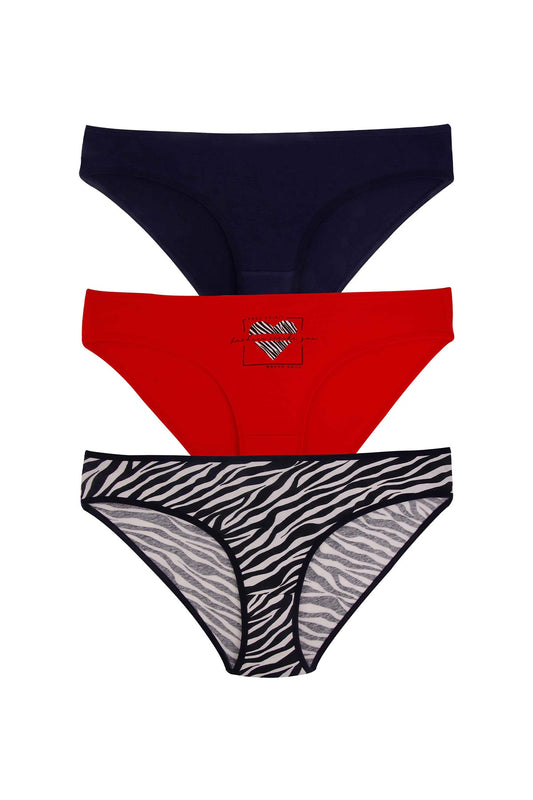 Dominant Kadın Bikini Külot 3'lü