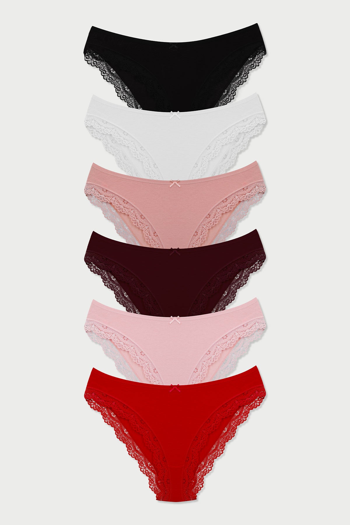 Dominant Kadın Slip Bikini Külot Kenarları Dantelli