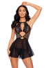 For Dreams Fantazi Gecelik Mini Leaopar Detaylı