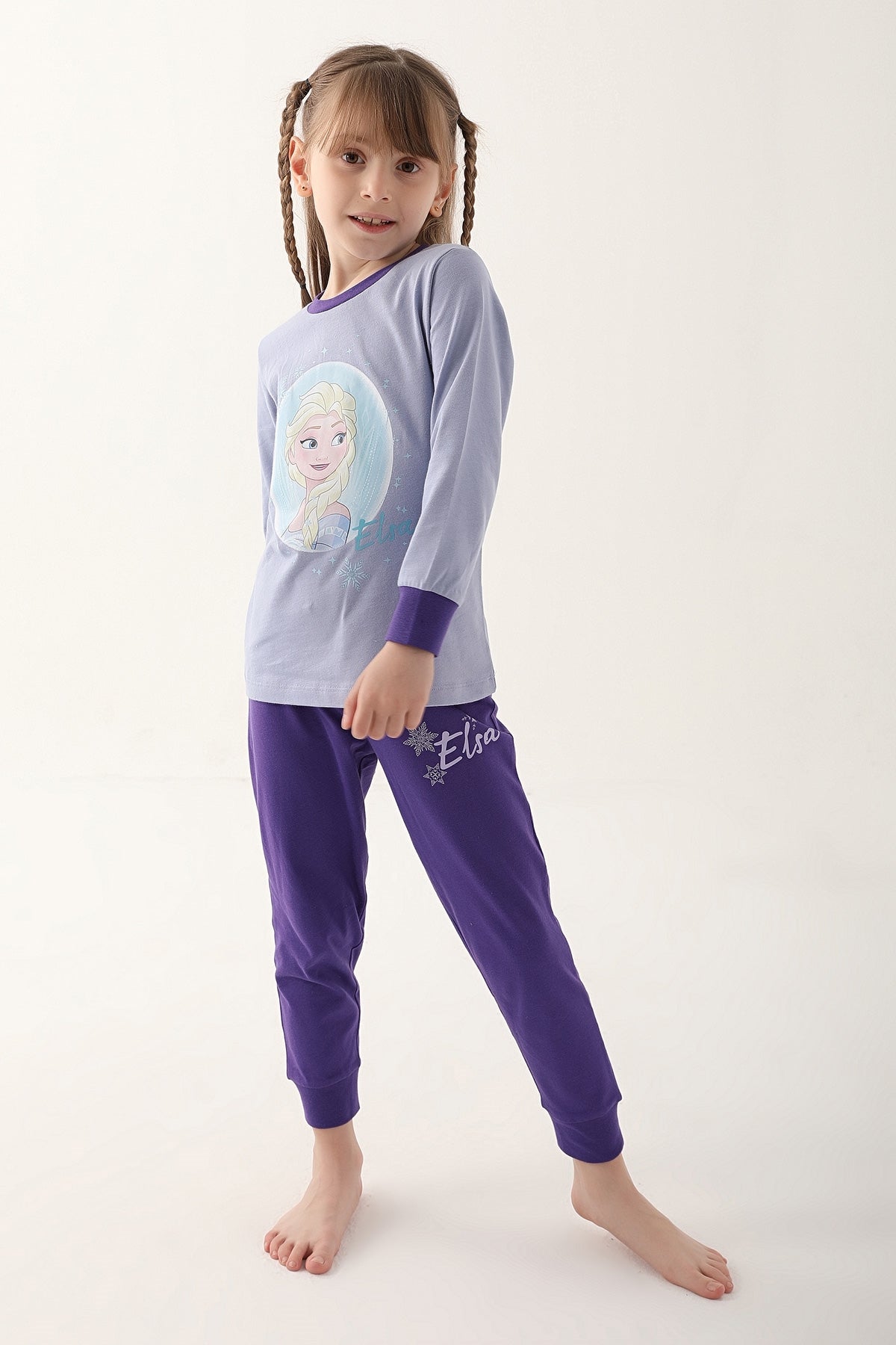 Frozen Kız Çocuk Pijama Takımı Süprem