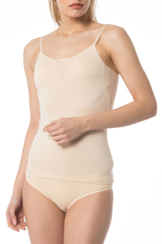 İmer Kadın İp Askılı Sütyen Kaplı Atlet