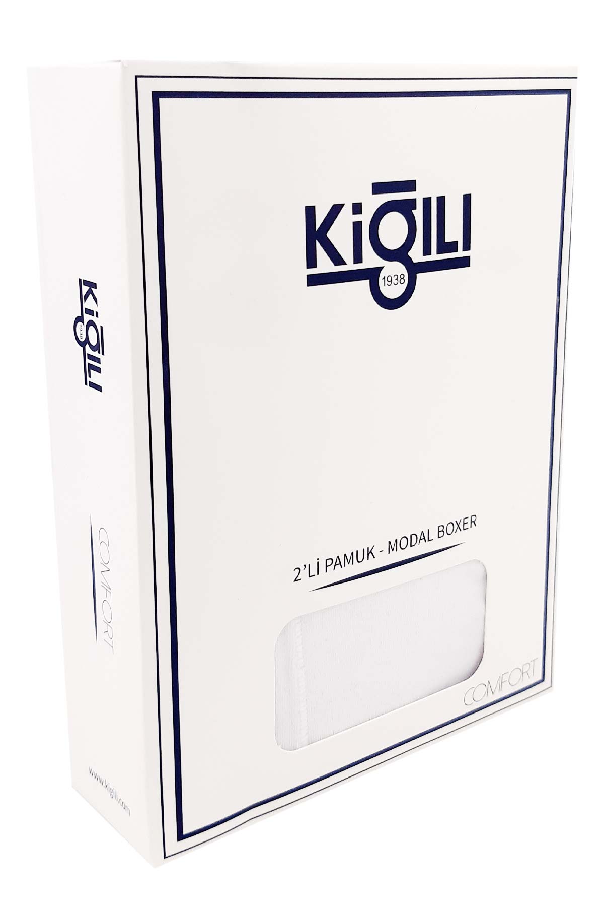 Kiğılı Erkek 2'li Trendy Boxer Set