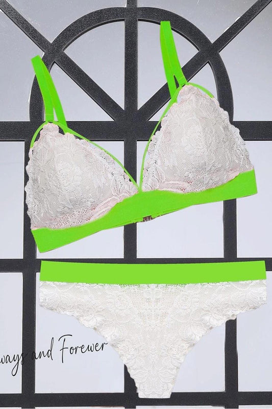 Koza Kadın Dantelli Sütyen Külot Takımı