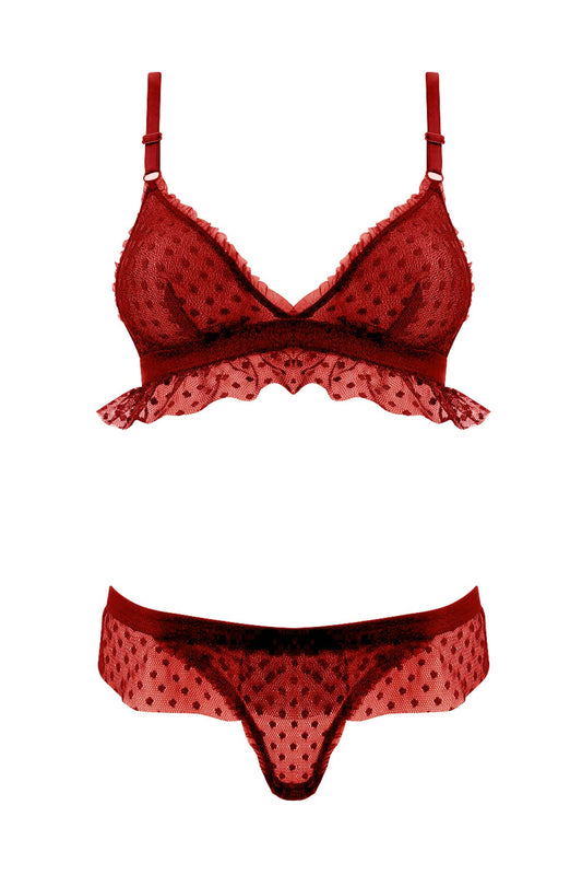 Koza Star Of The Night Tüllü Sütyen Takımı