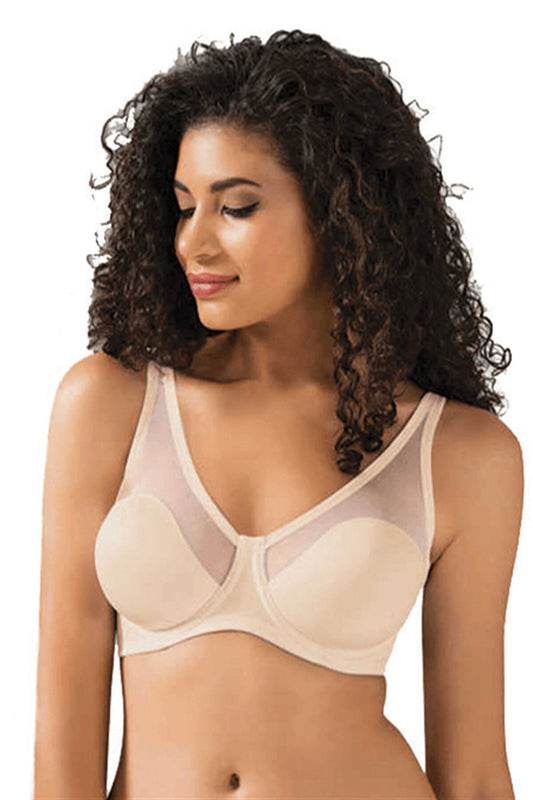 Lejardin Kadın Toparlayıcı Sütyen Transparan Detaylı Soft Cup