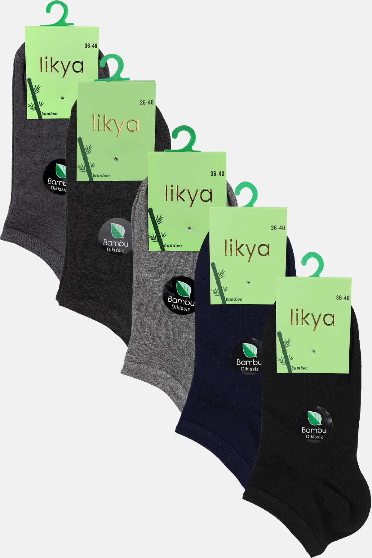 Likya Kadın Bambu Patik Çorap