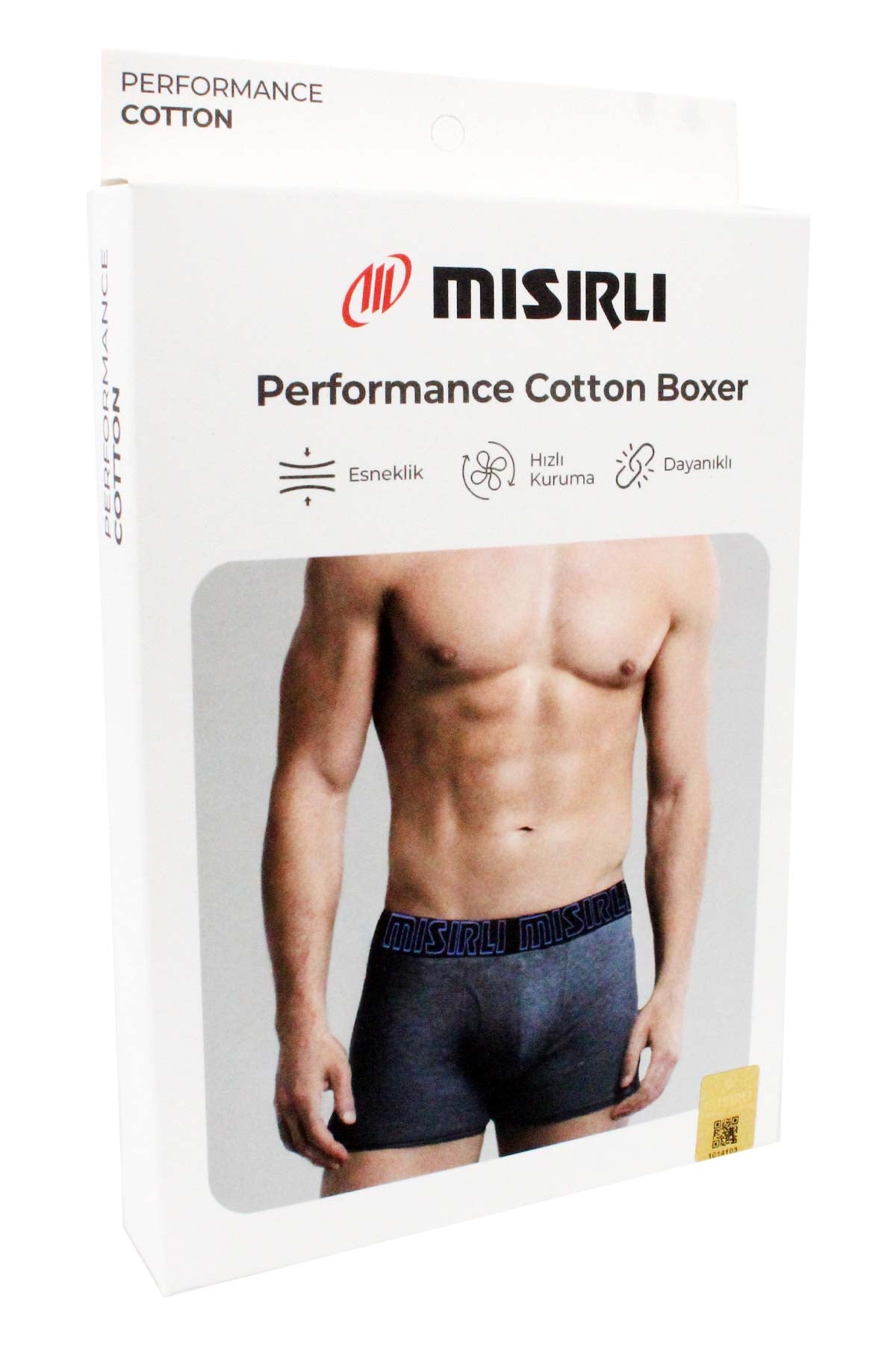 Mısırlı Erkek Boxer Pamuklu Likralı Performance