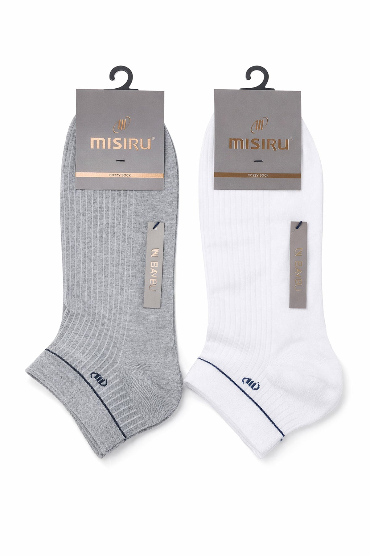 Mısırlı Erkek Patik Çorap Bambu Ripli