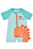 Neopy Unisex Bebek Şortlu Mayo Kısa Kollu Güneş Korumalı UPF+50
