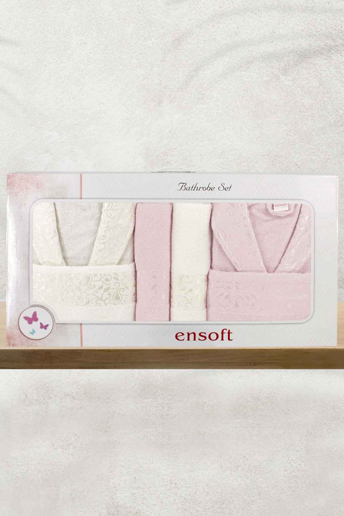 Nurpak Damla 8 Parça Aile Bornoz Seti