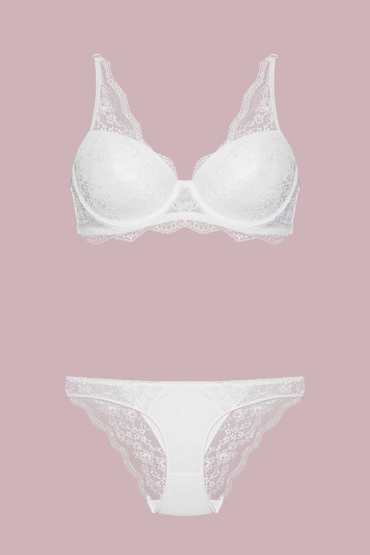 Nurteks Kadın Fantezi Desteksiz Sütyen ve Külot Takım