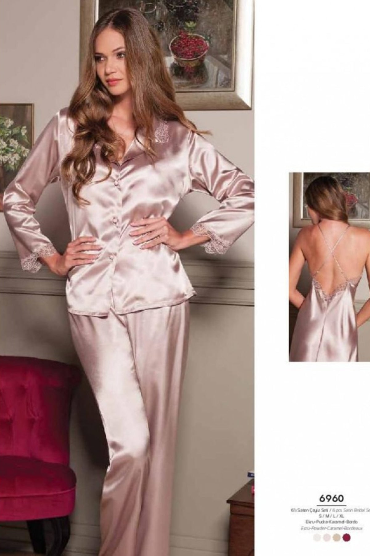 Pierre Cardin Kadın 6'lı Set Uzun