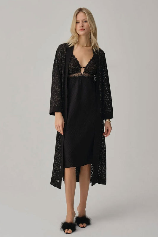 Pierre Cardin Kadın İpek Saten 6'lı Set Kısa Dantelli