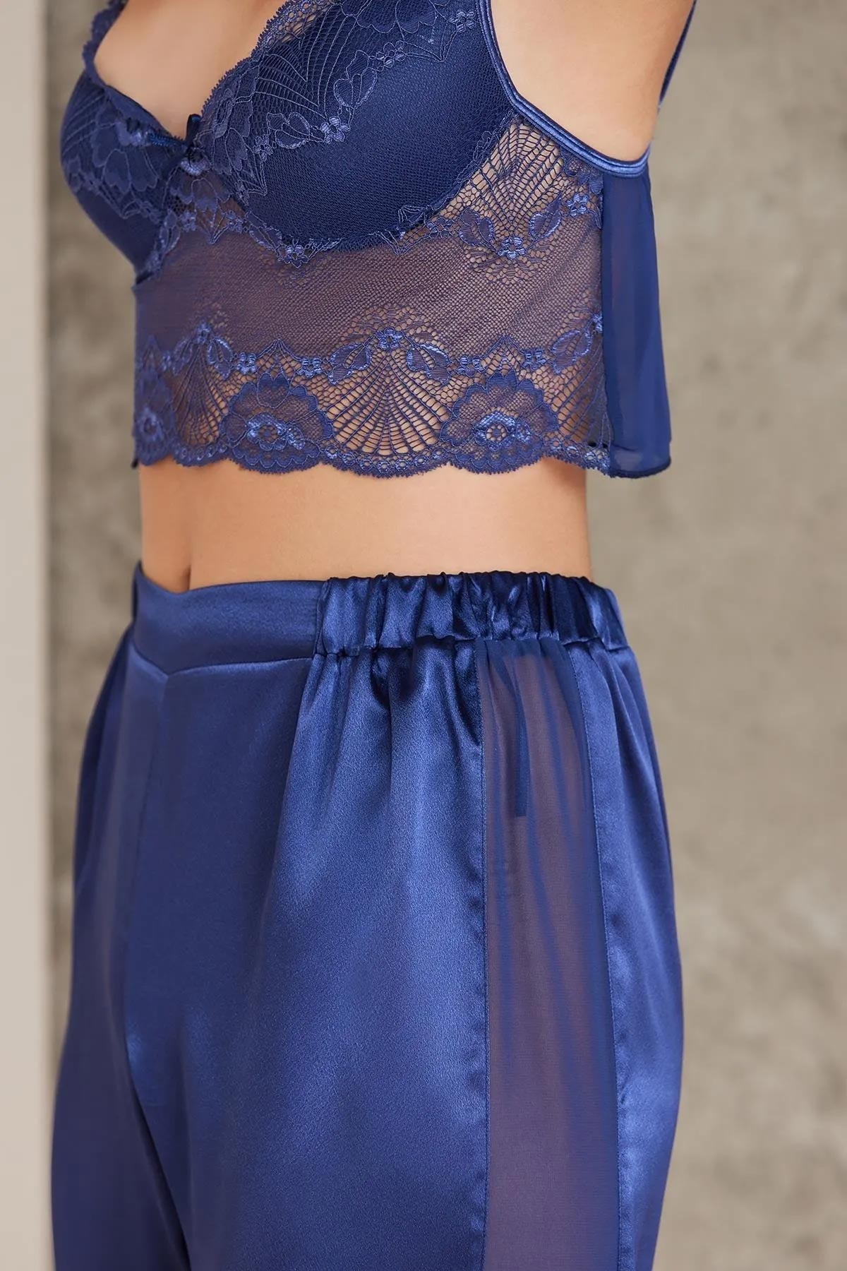 Pierre Cardin Kadın Saten 4'lü Takım
