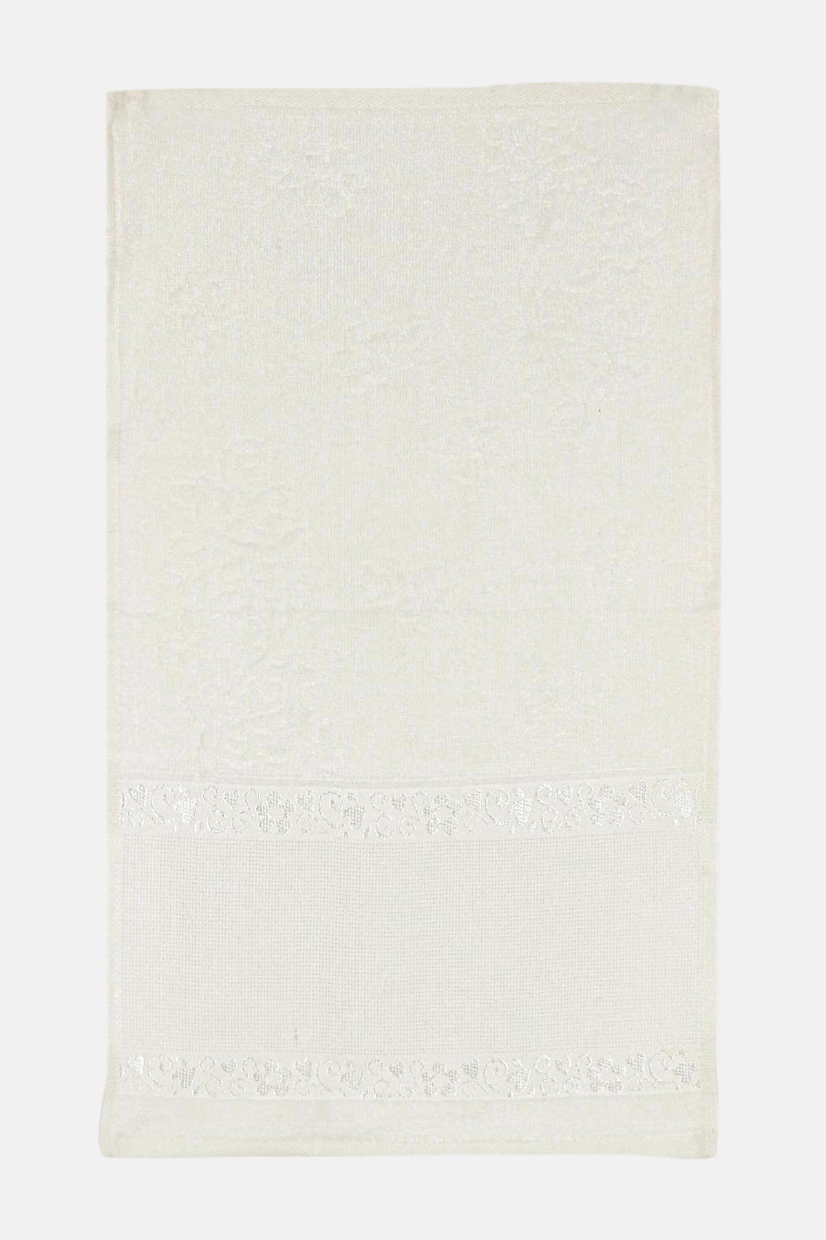 Pınarca Etamin İşlemelik Jakarlı Kadife Mutfak Havlusu 30x50