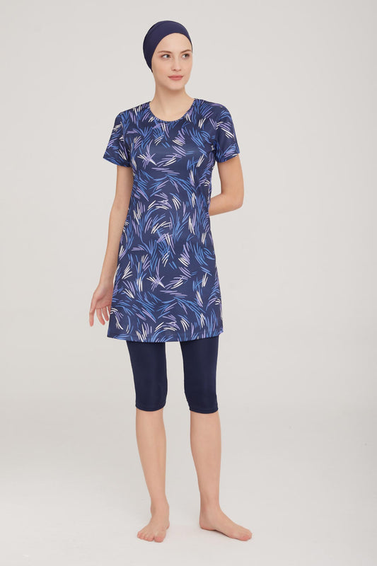 Rozamay Kadın Yarı Kapalı Tesettür Mayo