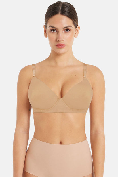 Acemoğlu Kadın Toparlayıcı Sütyen Kulaklı D Cup Düz Mikro Kumaş