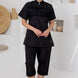Adasea Kadın Yarı Kapalı Mayo Büyük Beden Kısa Kollu Paraşüt Yarım Fermuarlı