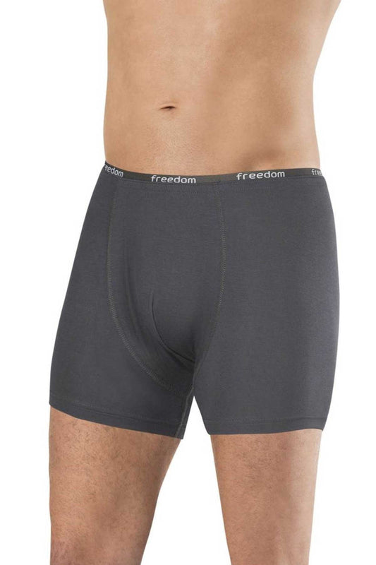 Anıt Erkek Bambu Boxer Freedom Yazılı Lastikli