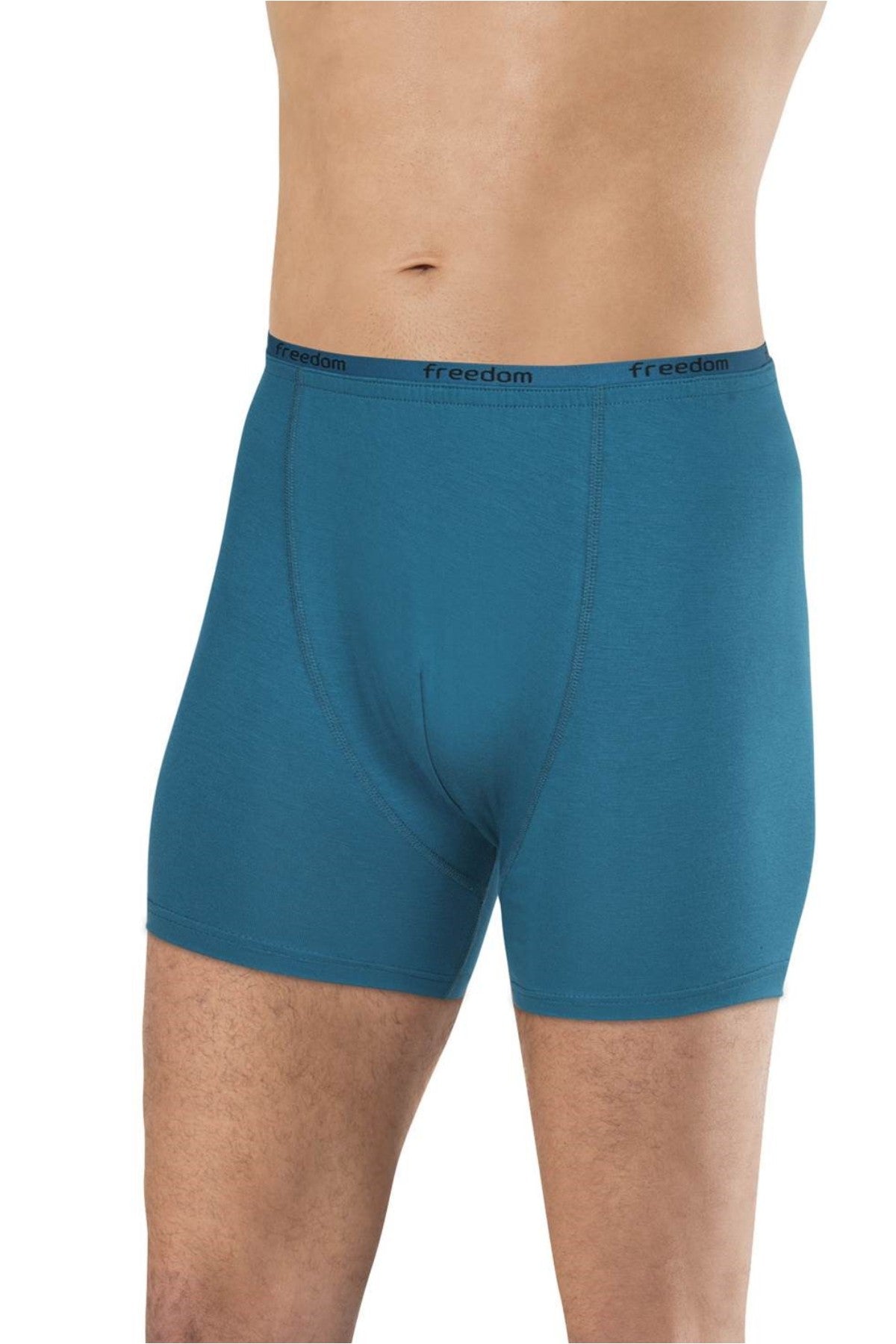 Anıt Erkek Bambu Boxer Freedom Yazılı Lastikli