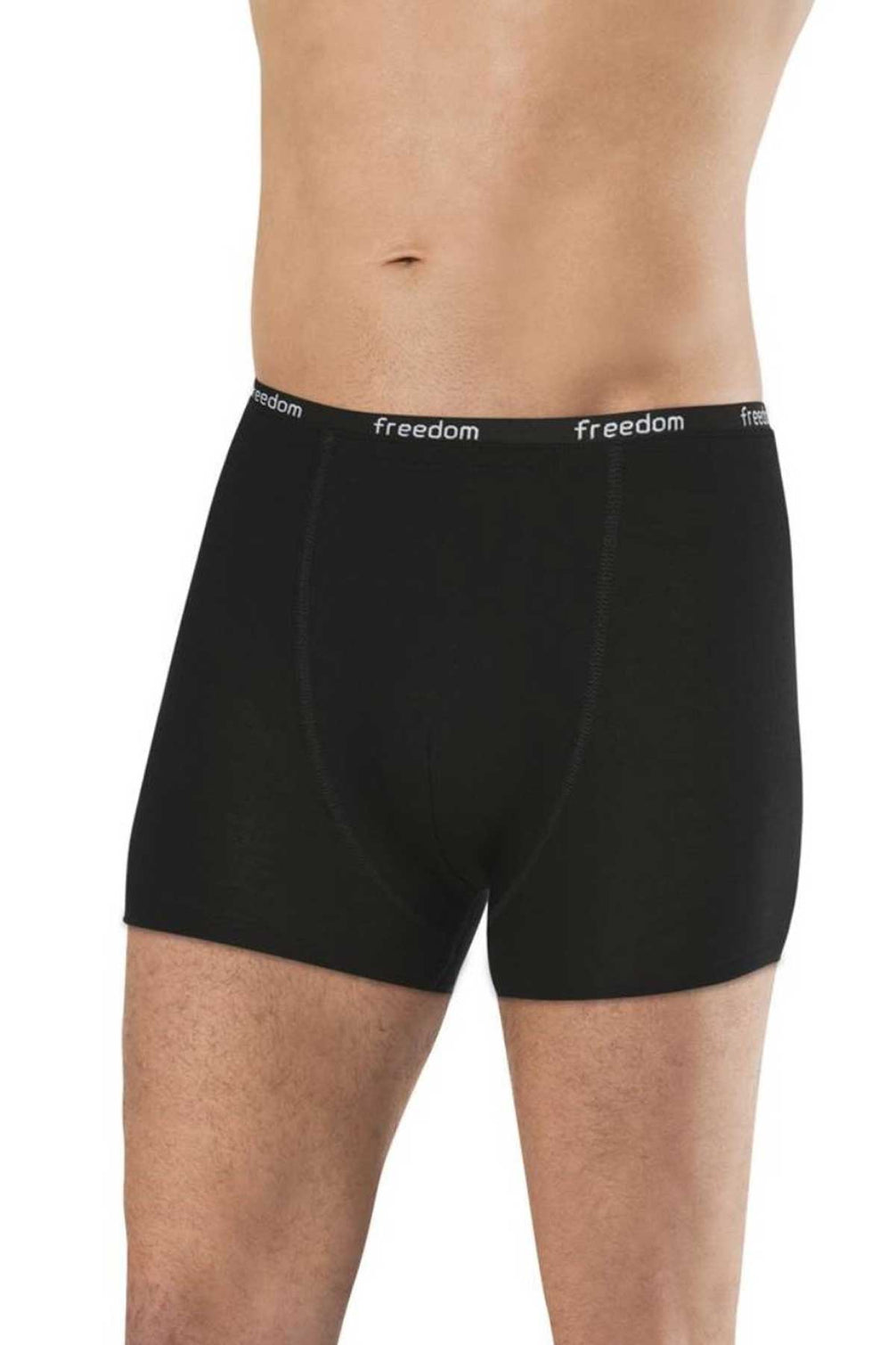 Anıt Erkek Bambu Boxer Freedom Yazılı Lastikli
