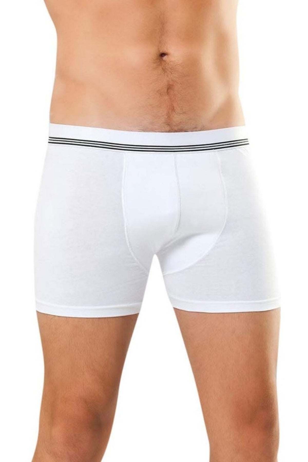 Anıt Erkek Boxer Çizgili Likralı