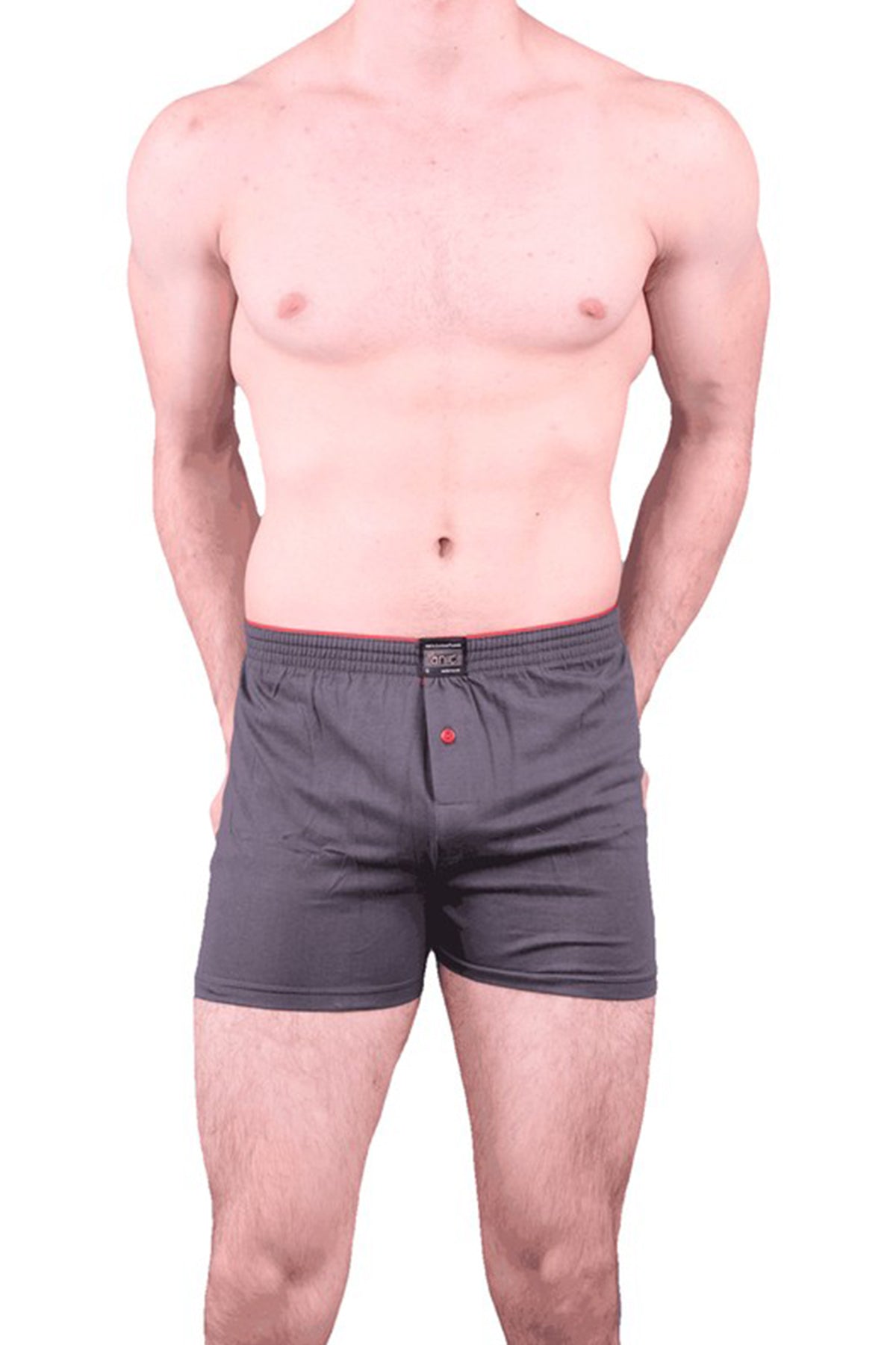 Anıt Erkek Boxer Düğmeli Penye
