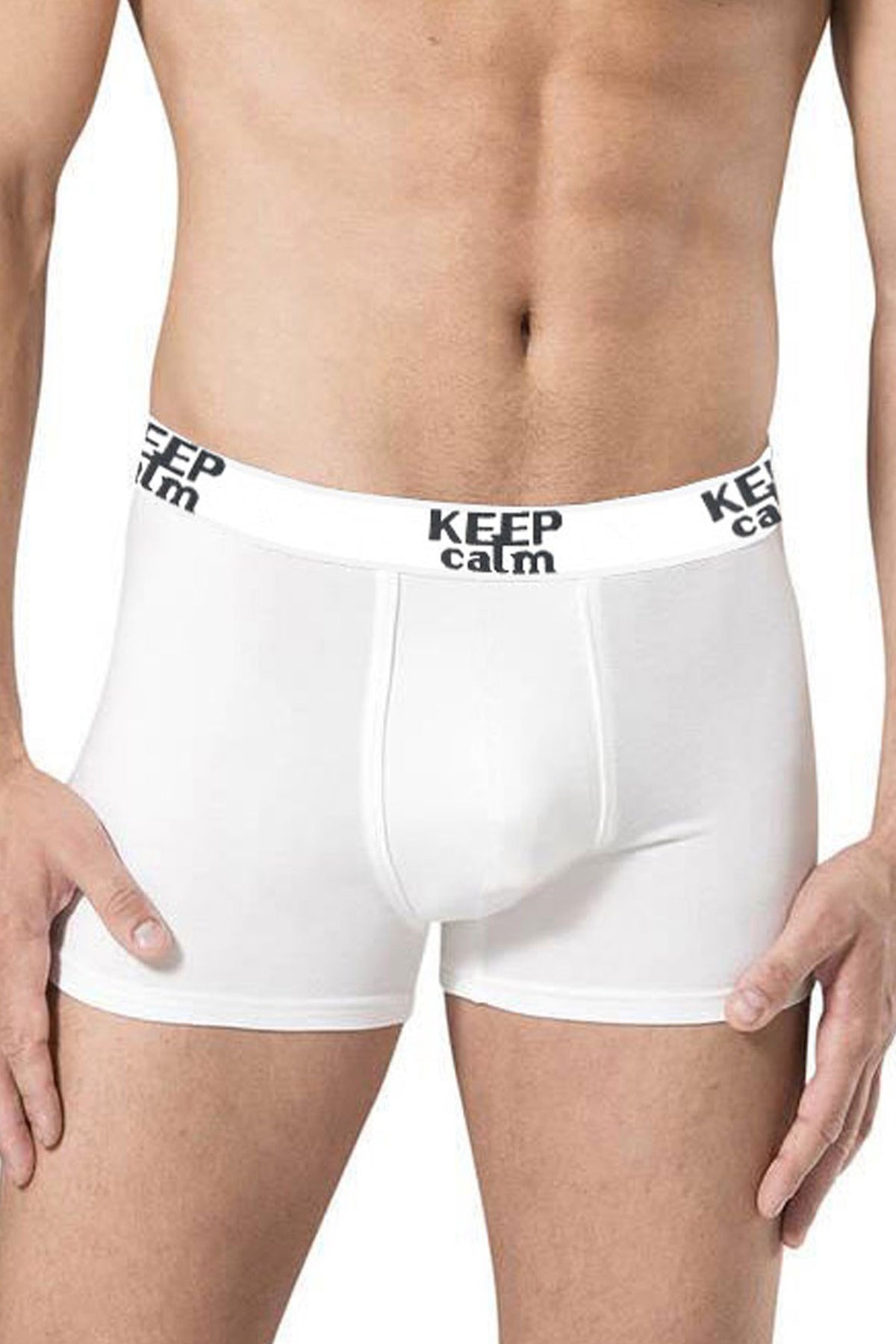 Anıt Erkek Boxer Modal Keep Calm Yazılı