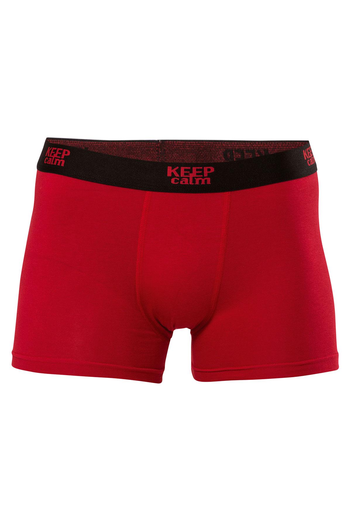 Anıt Erkek Boxer Modal Keep Calm Yazılı