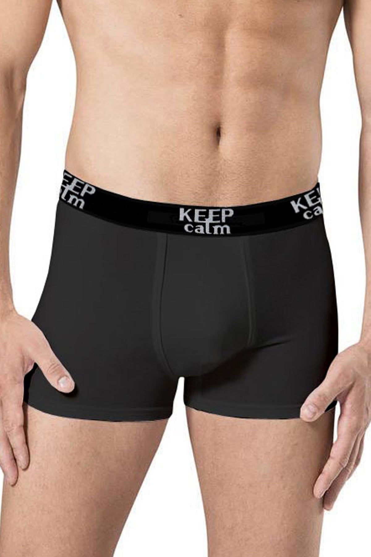Anıt Erkek Boxer Modal Keep Calm Yazılı