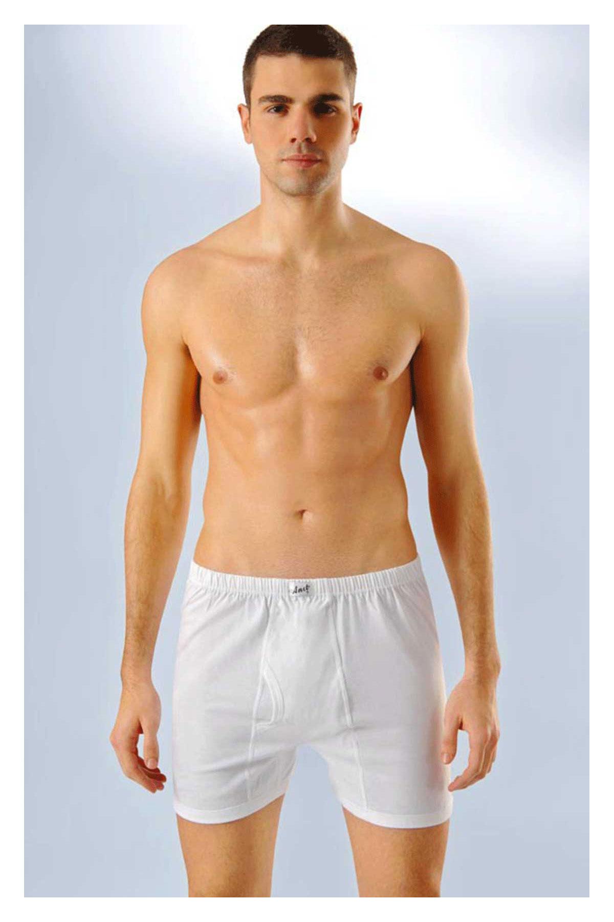 Anıt Erkek Boxer Paçalı  Penye Kumaş
