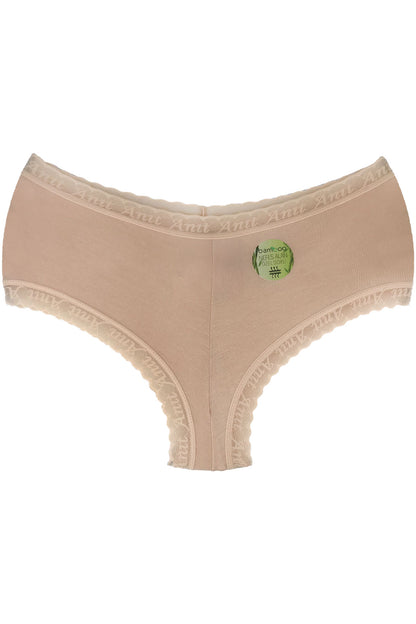 Anıt Kadın Boxer Külot Yazılı Şort Bambu