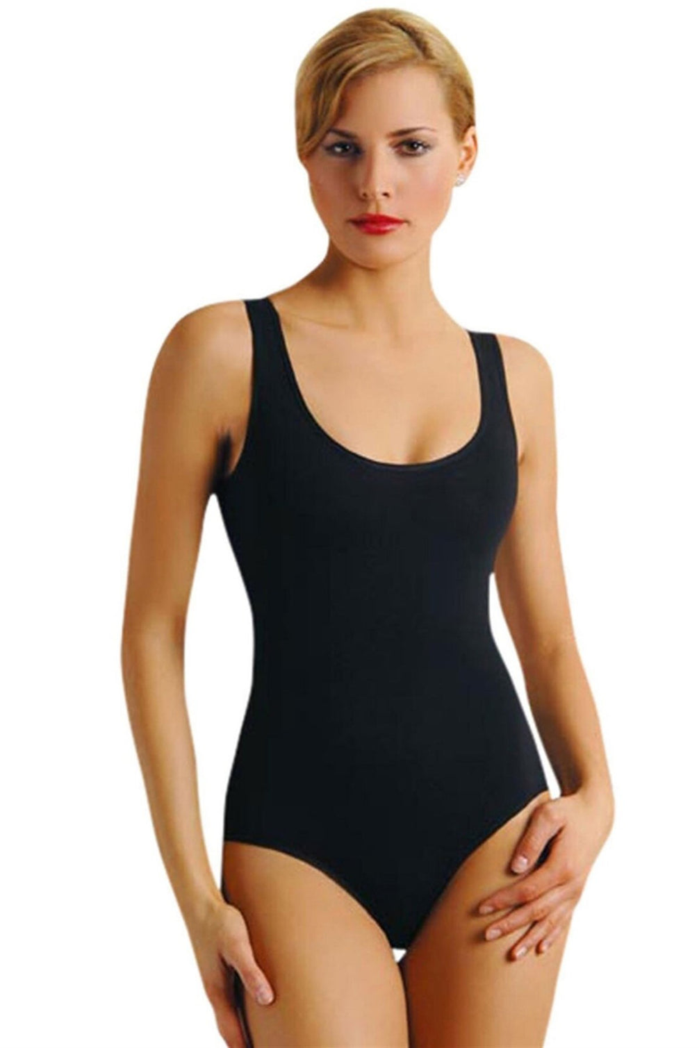 Anıt Kadın Çıtçıtlı Body Geniş Askılı