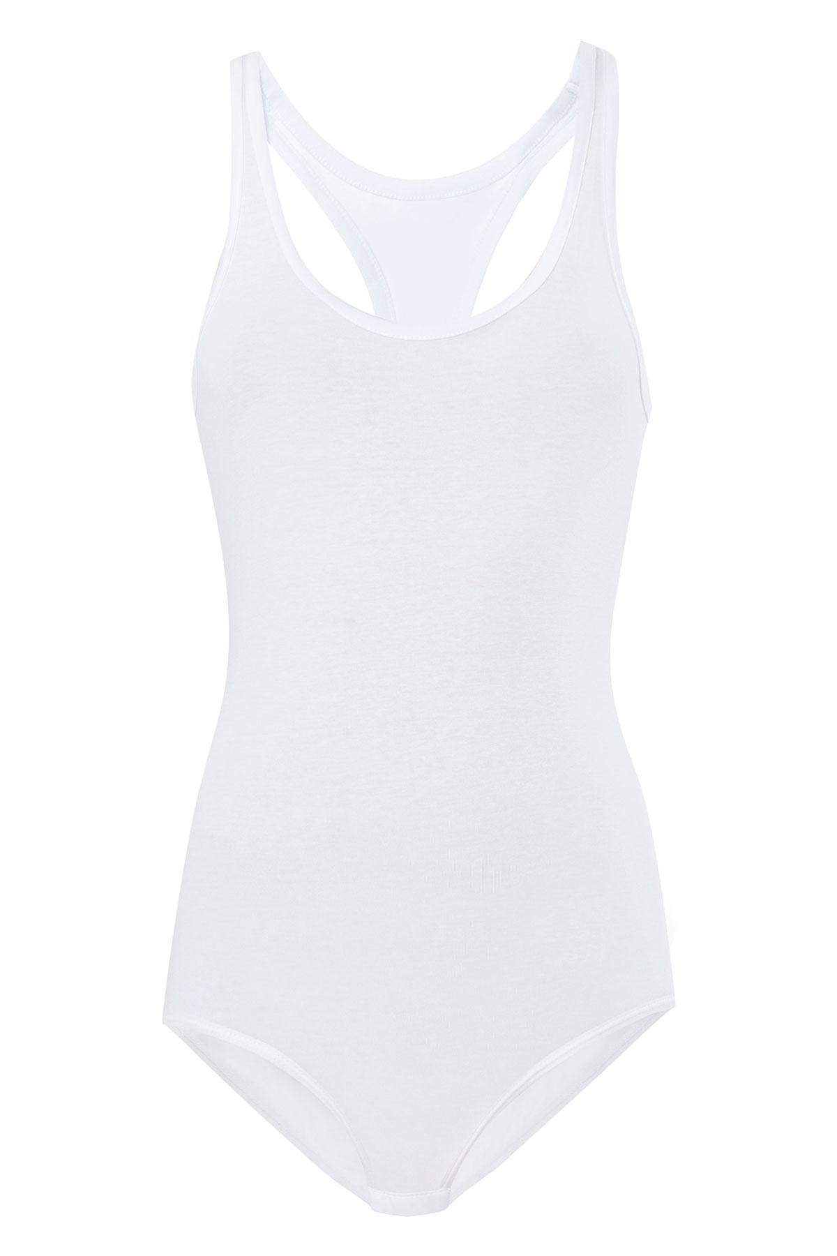 Anıt Kadın Çıtçıtlı Body Sporcu Likralı